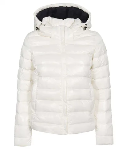 Pyrenex Hooded Short Down Jacket In White