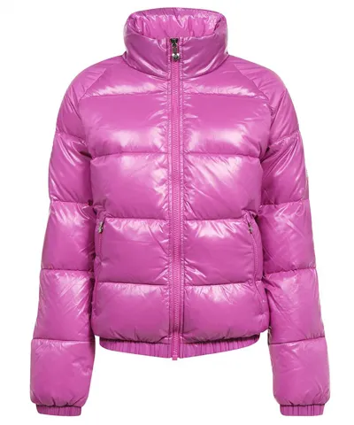 Pyrenex Short Down Jacket In Fuchsia