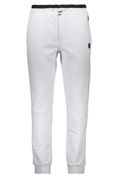 Philipp Plein Jersey Sweatpants In White