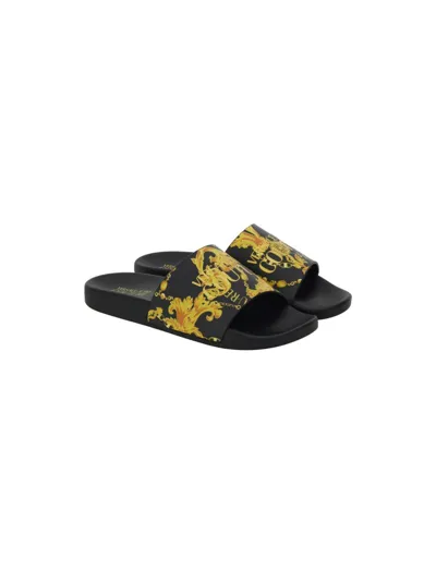 Versace Jeans Couture Sandalen  Herren Farbe Schwarz In Black