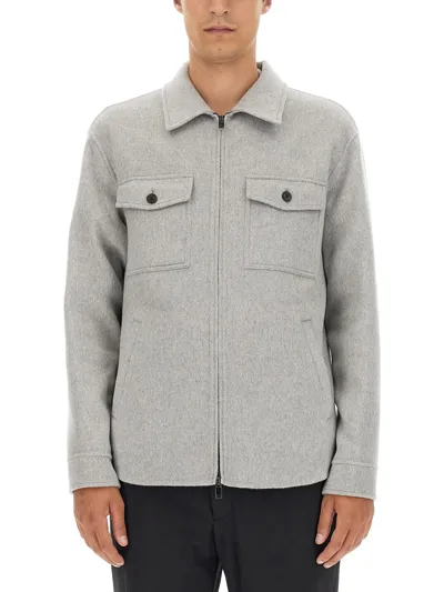 Theory Wool Jacket In Grey