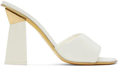 Valentino Garavani Hyper One Stud Sandals In Ivory