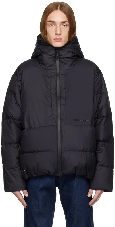 Norse Projects Arktisk Navy Asger Down Jacket In Dark Navy