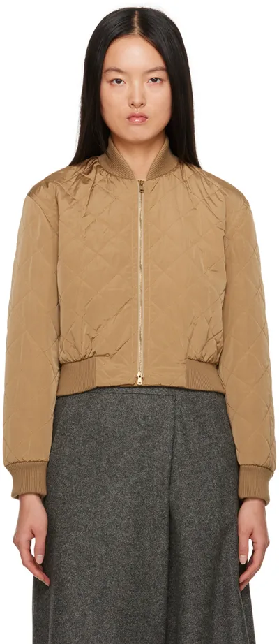 Max Mara Brown Fachiro Bomber