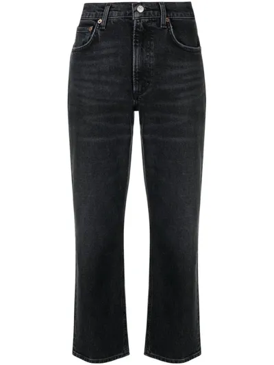 Agolde Black Pinch Waist Jeans