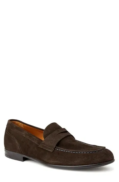 Bruno Magli Men's Silas Slip On Penny Loafers In Dark Brown