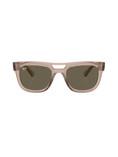 Ray Ban Phil Square-frame Sunglasses In Brown