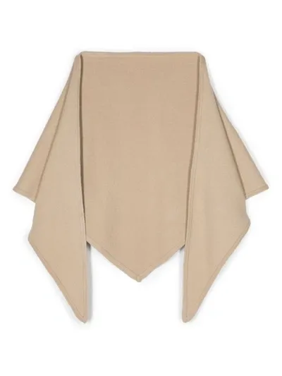 Totême Women's Maxi Wool Triangle Scarf In Oat