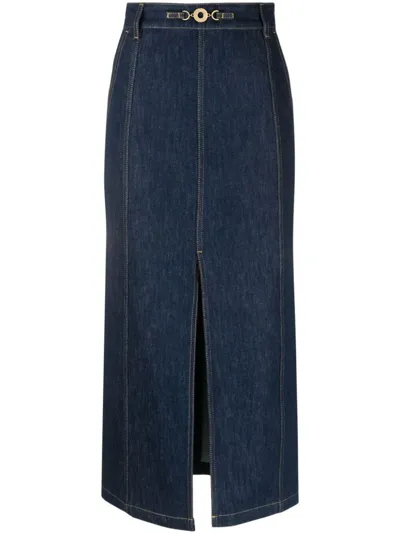 Patou Skirt  Woman Color Denim In Blue