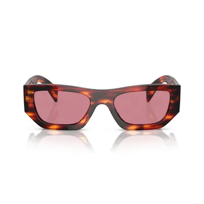 Prada Eyewear Geometric Frame Sunglasses In Multi