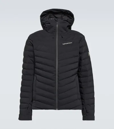 Peak Performance Frost Ski Down Jacket In Black