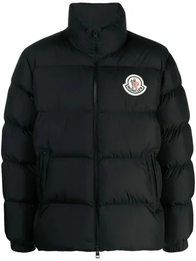 Moncler Citalia Logo-patch Padded Jacket In Black