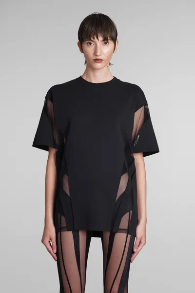 Mugler Black Illusion T-shirt In B1999 Black / Black