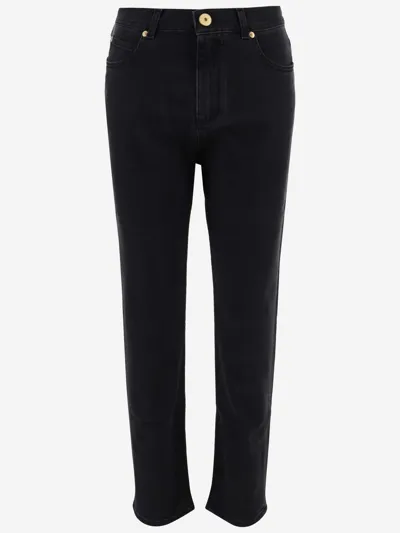 Balmain Slim Denim Jeans In Black