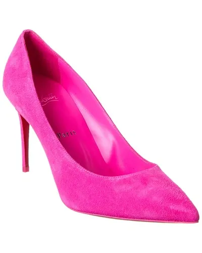 Christian Louboutin Kate Suede Pumps In Pink