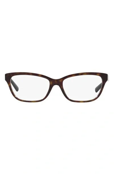 Tiffany & Co 54mm Pillow Optical Glasses In Havana