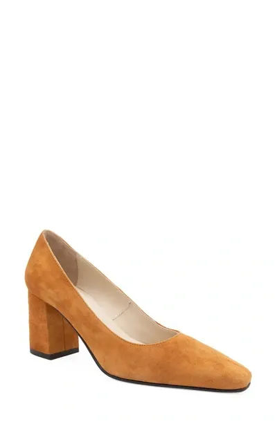 Amalfi By Rangoni Falco Block Heel Pump In Whiskey Cashmere