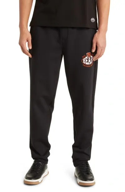 Hugo Boss Sack Cotton Blend Joggers In Chicago Bears Black