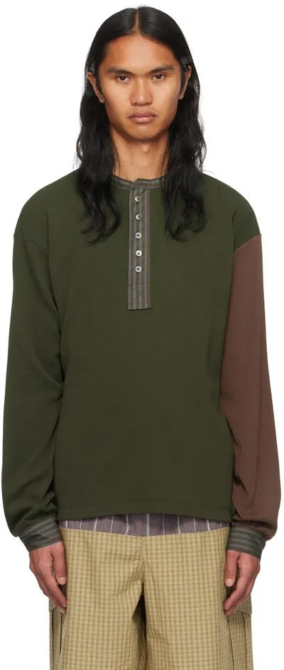 Sc103 Green Guardian Henley In Silt