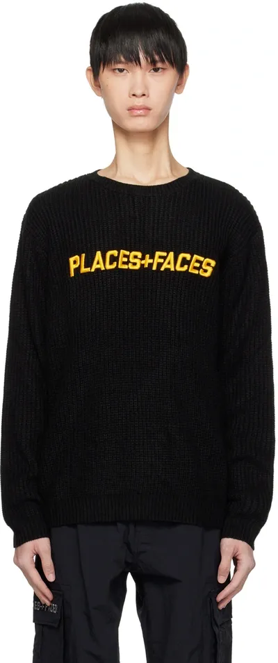 Places+faces Black Anniversary Sweater