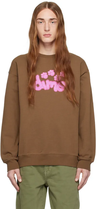 Dime Brown Pawz Sweatshirt