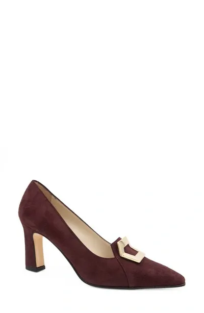 Amalfi By Rangoni Istrice Pointed Toe Pump In Prugna Cashmere