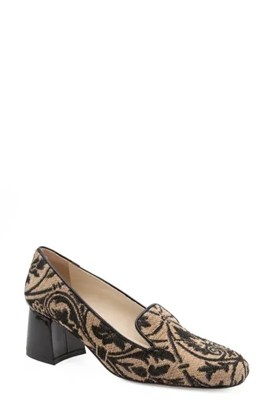 Amalfi By Rangoni Bashkir Jacquard Pump In Taupe Kilim