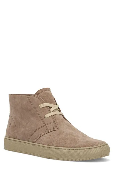 Frye Astor Chukka Sneaker In Mushroom - Wp Silky Suede