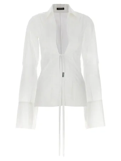 Ann Demeulemeester Linsey Shirt In White