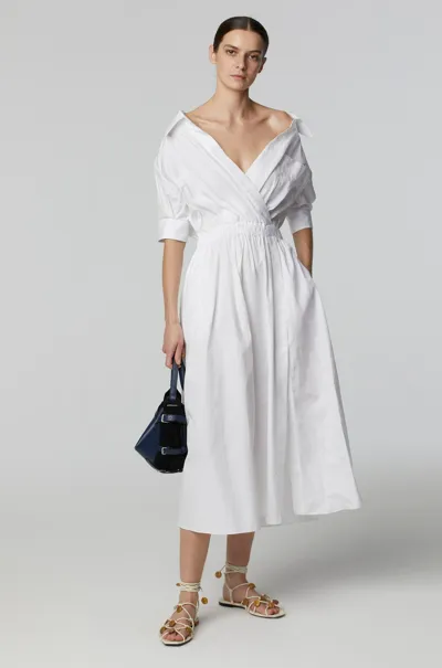 Altuzarra Lydia Dress In Optic White