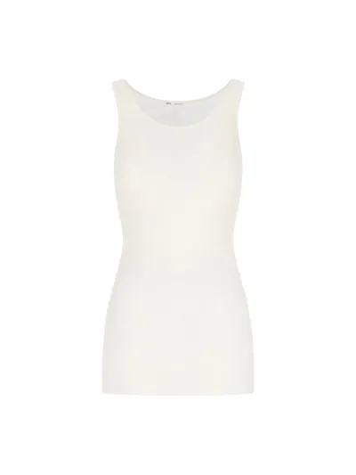 Ami Alexandre Mattiussi Long Tank Top Neutrals For Women In White