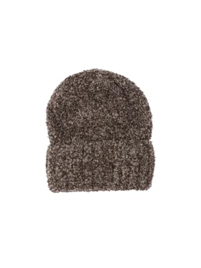 Polar Skate "fluff" Cap In Brown