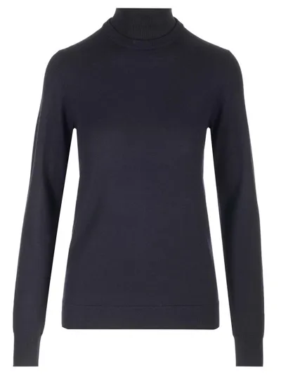 Totême Wool Turtleneck In Navy