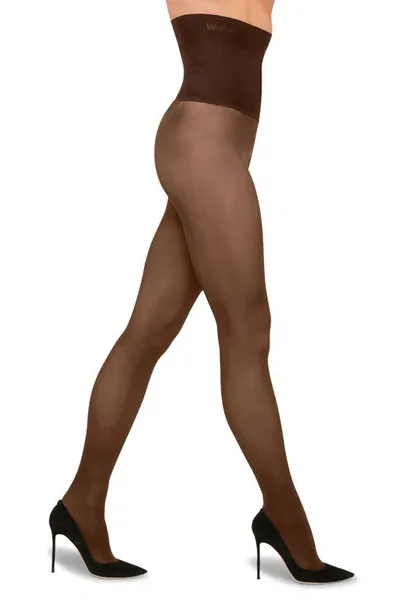 Wolford Fatal High Waist Tights In Umber