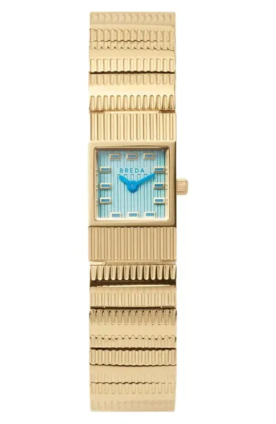 Breda Groove Metal Bracelet Watch In Turquiose, Women's At Urban Outfitters