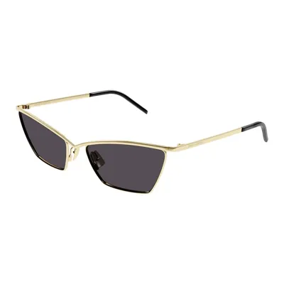 Saint Laurent Sunglasses In Oro/nero