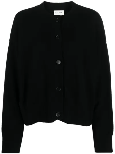 P.a.r.o.s.h Round-neck Cashmere Cardigan In Nero