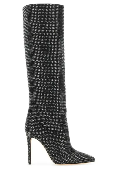 Paris Texas Holly Embellished Knee In Black