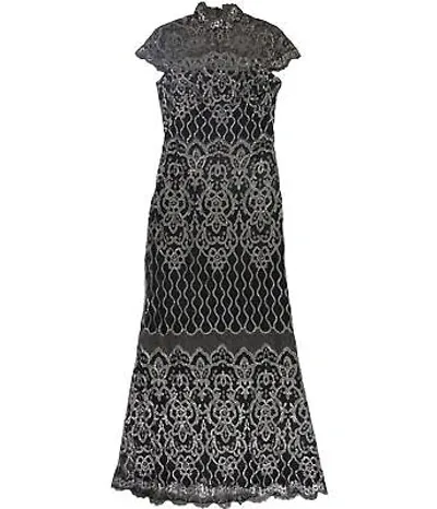 Pre-owned Tadashi Shoji Damen Paillette Abendkleid