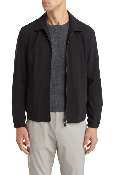 Theory Brody Wool-blend Jacket In Baltic