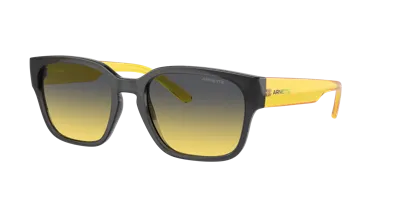 Arnette Men's Hamie Sunglasses, Gradient An4325 In Yellow,dark Grey