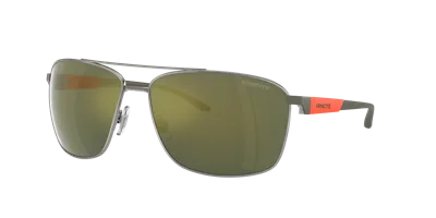 Arnette Man Sunglasses An3089 Beverlee In Dark Green Mirror Petrol