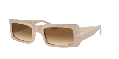 Persol Unisex Francis Sunglasses Po3332s In Clear Gradient Brown