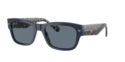 Vogue Eyewear Vo5530s Rectangle-frame Sunglasses In Blue Polarized