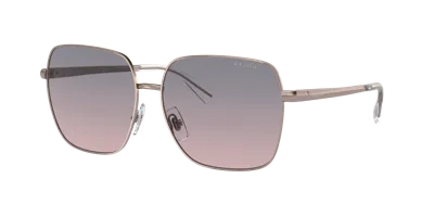 Ralph Woman Sunglasses Ra4142 In Light Brown Gradient Violet