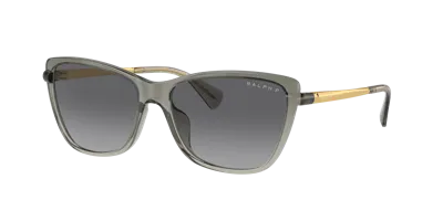 Ralph Woman Sunglasses Ra5308u In Light Grey Gradient Grey Polar