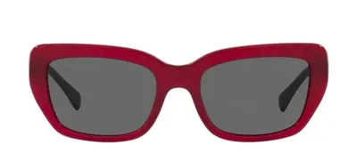 Ralph By Ralph Lauren Eyewear Rectangular Frame Sunglasses In Red