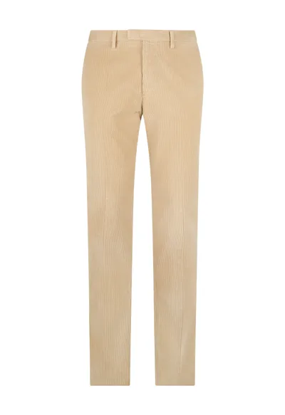 Boglioli Corduroy Trousers In Beige