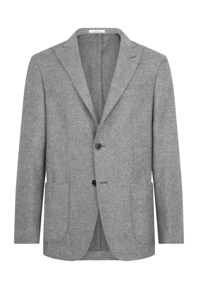 Boglioli 100% Virgin Wool K-jacket In Grey