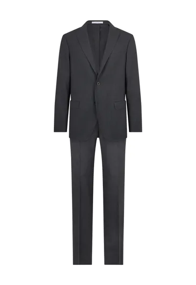 Boglioli 100% Virgin Wool K-suit In Dark Grey